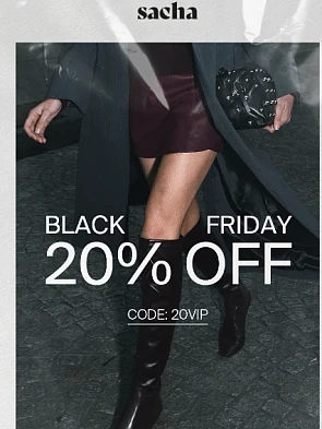 20% korting bij sacha