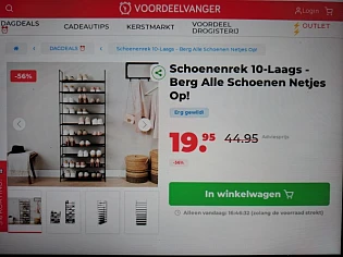 Schoenenrek 10-Laags - Berg Alle Schoenen Netjes Op! -56%