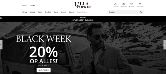 -20% op de herencollectie bij ulla popken