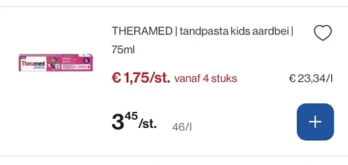 Theramed tandpasta kids