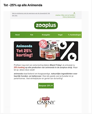Animonda honden en kattenvoer