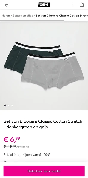 DIM ondergoed en sokken voor heren en dames