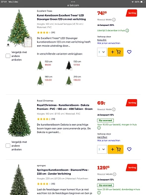 Kerstbomen