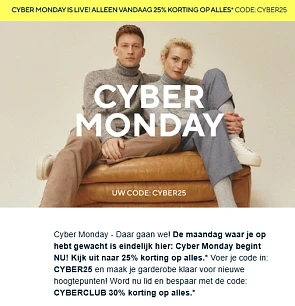 25% korting bij tom tailor