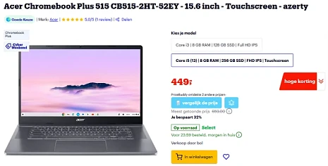 Acer Chromebook Plus 515 CB515-2HT-52EY