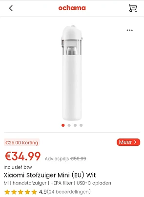 Xiaomi Mi Stofzuiger Mini
