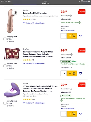 EasyToys en Satisfyer, dagdeal bol