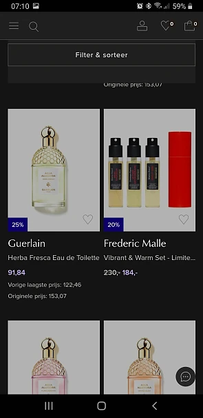 Bijenkorf geuren 25%