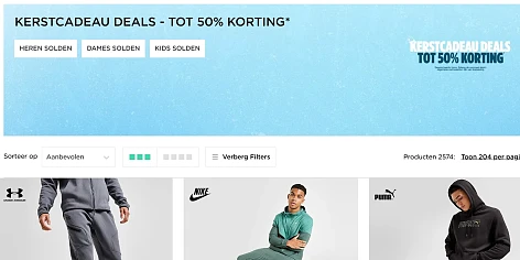 Tot 50% korting bij JD Sports op Nike, Adidas, The North Face, ...