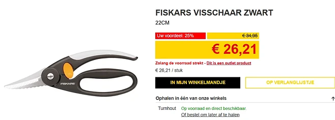 -25% Visschaar 🐟🎁 Cadeautip