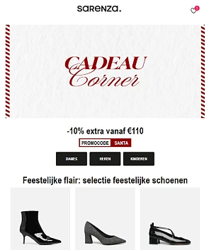 -10% extra Sarenza 🎅