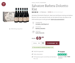 40% korting op 6 flessen Piemonte wijn