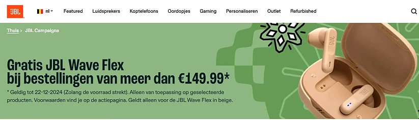 Gratis JBL Wave Flex oortjes 🎶