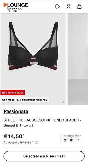 Passionata bh voor 14,50€