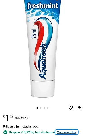Aquafresh tandpasta