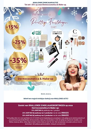 Tot -35% op Dermocosmetica & Make-up