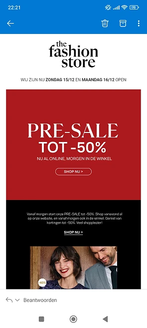 Tot -50% bij aankoop vanaf 2 bij the fashion store