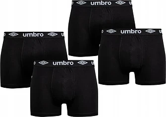 UMBRO - Onderbroek voor Mannen - Boxershorts ( 6 stuks ) Zwart - Maat XL
