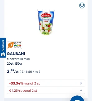 Collect&go galbani