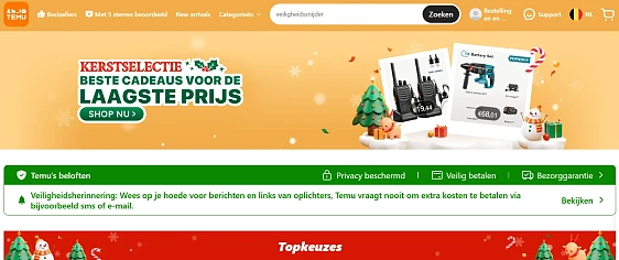 30% korting op alles bij Temu