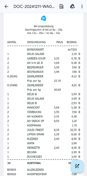 1+1 bij Albert Heijn