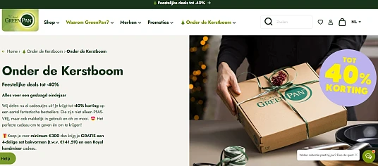 tot -40% of GreenPan ➕ gratis set bakvormen en handmixer