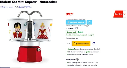 Bialetti Set Mini Express - Nutcracker
