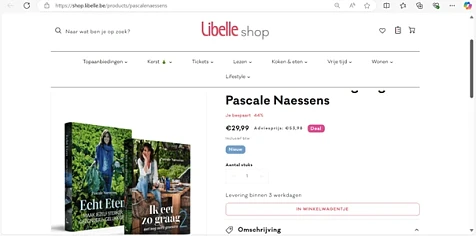 Set kookboeken van Pascale Naessens
