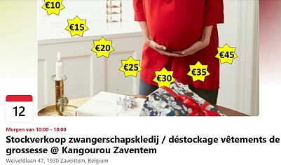 Stockverkoop Kangourou zwangerschapskleding 🤰12 t.e.m. 15/12