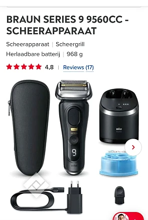 BRAUN - SCHEERAPPARAAT Vandenborre