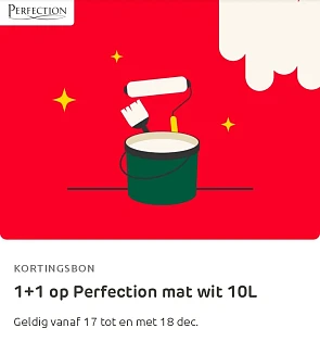 1+1 op Perfection mat wit