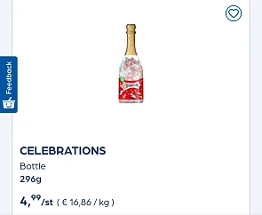 Collect&go CELEBRATIONS Bottle 296g
