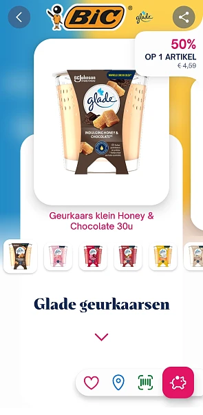 Shopmium glade geurkaars -50%