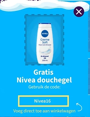 Gratis Nivea douchegel