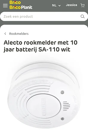 1+1 op rookmelder Alecto