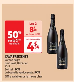 Cava Freixenet €4,34