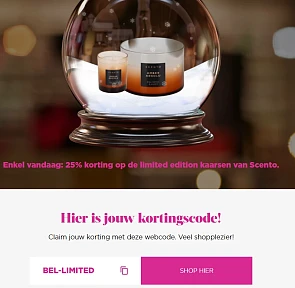 -25% op Scento kaarsen 🕯️