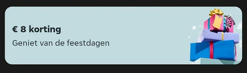 8€ korting bij Takeway