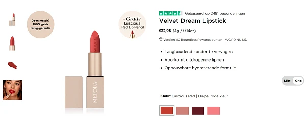 Gratis Signature Red Lip Pencil 👄