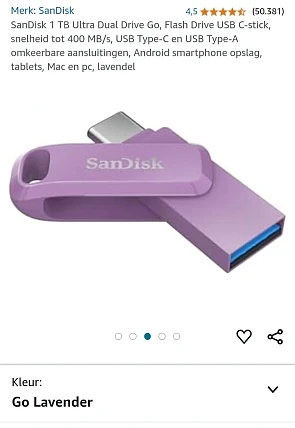 SanDisk 1 TB Ultra Dual Drive Go