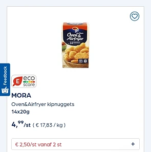 Collect&go mora kipnuggets