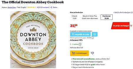 -32% The Official Downton Abbey Cookbook