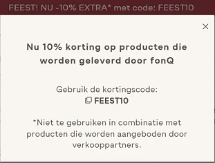 -10% extra bij Fonq