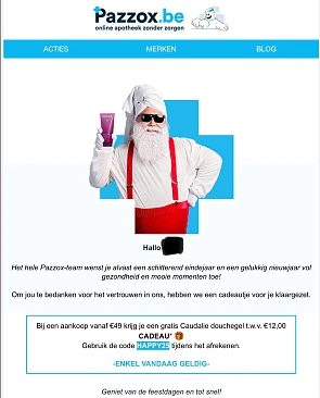 Douchegel gratis
