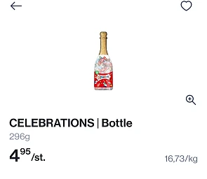 Colruyt celebrations bottle 296g