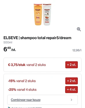 Elseve shampoo