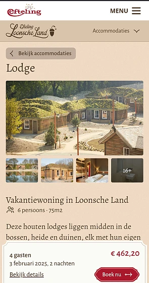 Slaap in de natuur met korting