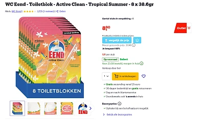 WC Eend Toiletblok 8 stuks