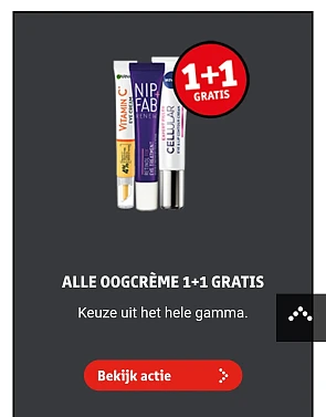 Oogcrème 1 + 1 bij kruidvat