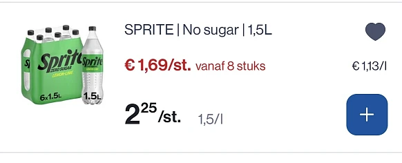 Sprite no sugar